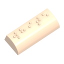 Chocoladevorm Braille praline "White"