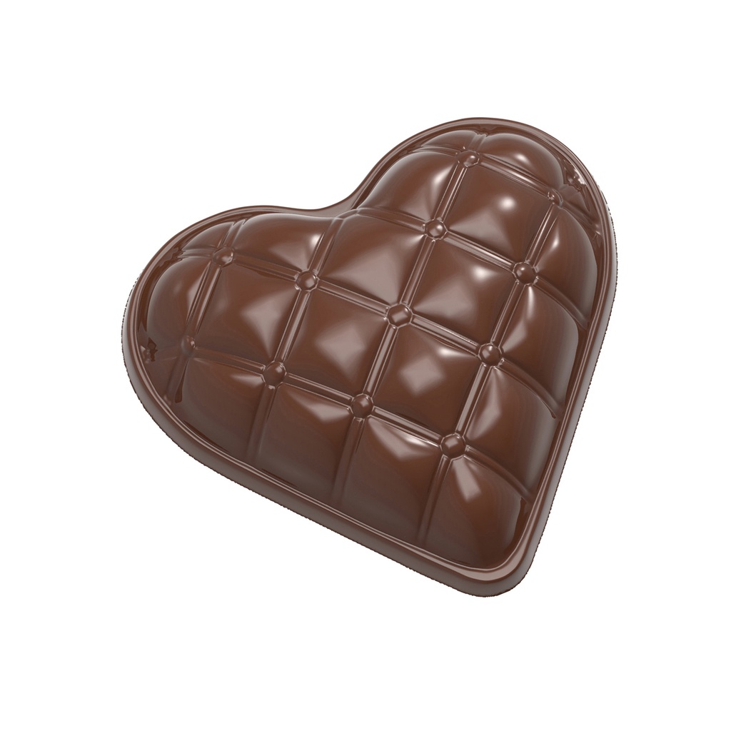 Molde de chocolate bombonera corazón Chesterfield