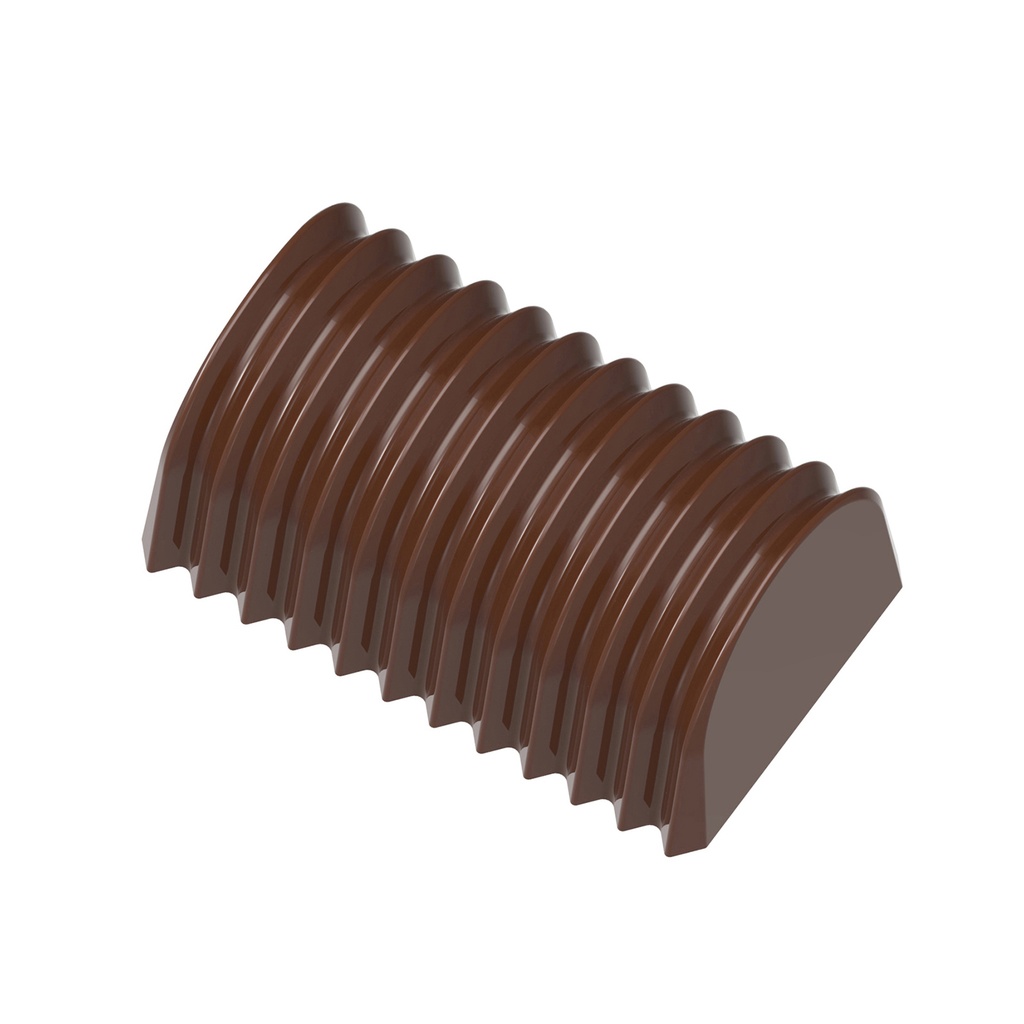 Chocoladevorm buche plissé