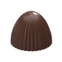 Moule à chocolat oeuf dessus plissé