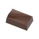 Chocolate mould rectangle pleated
