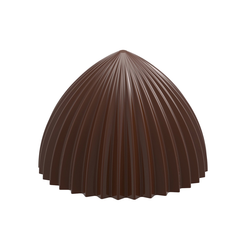 Chocoladevorm melo cake plissé
