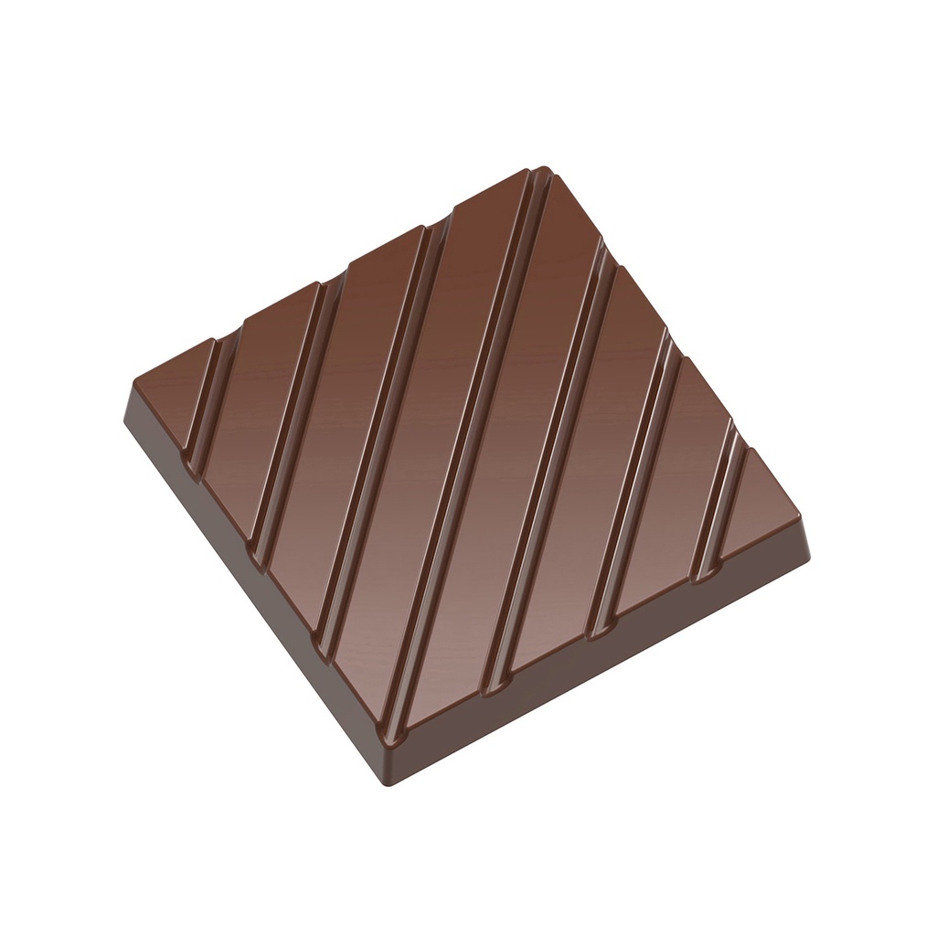 Stampo di cioccolato caraque con linea
