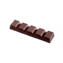 Molde de chocolate barra rayada 44 gr