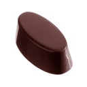 Stampo di cioccolato ovale lungo