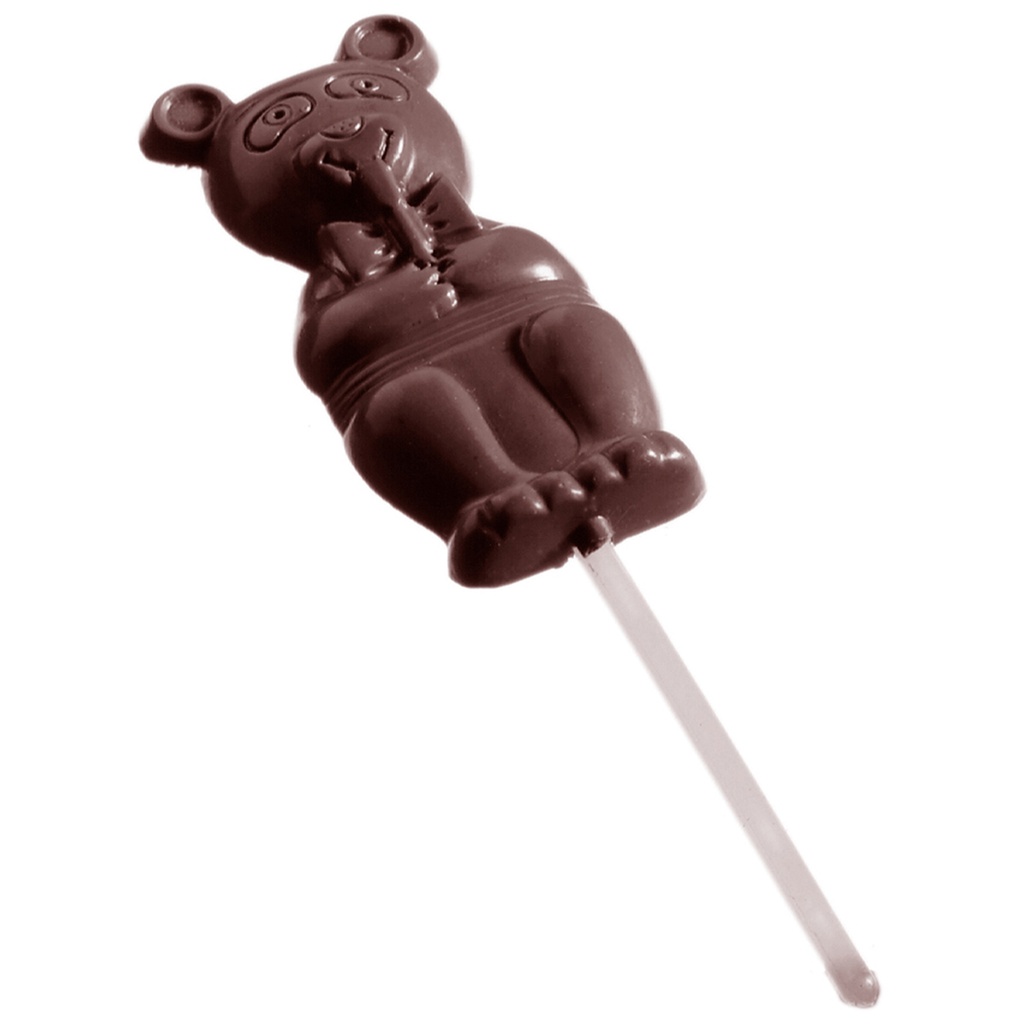 Schokoladenform Lutscher Bär
