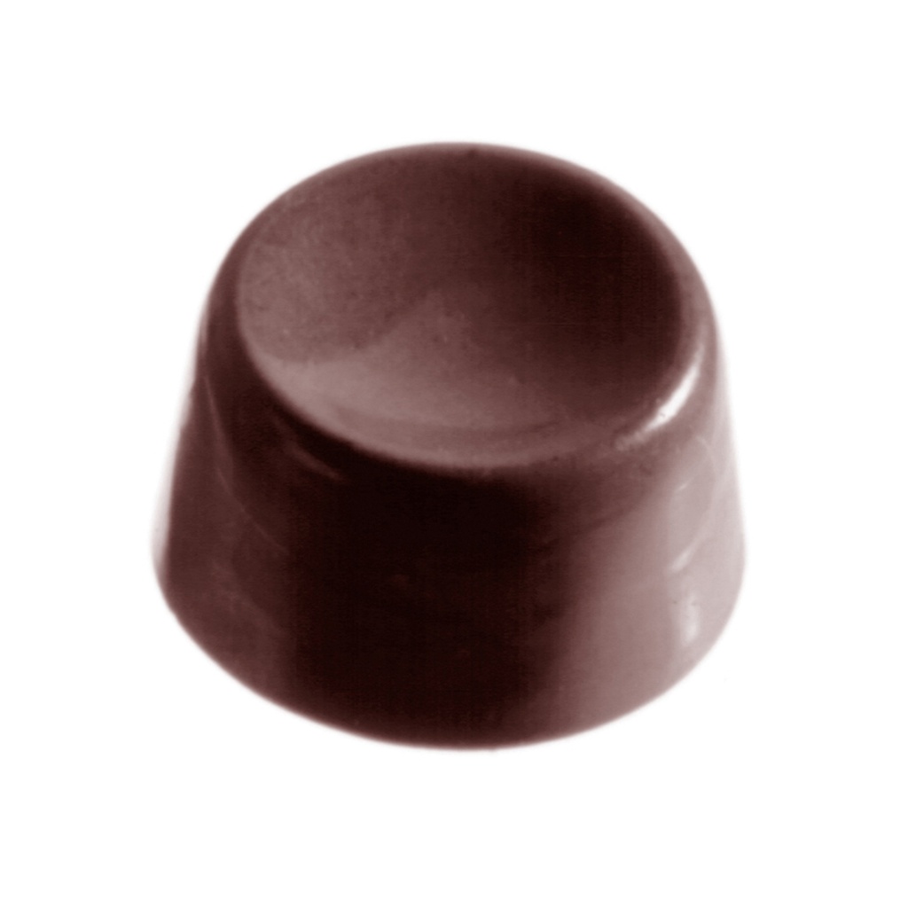 Schokoladenform rund Höhle