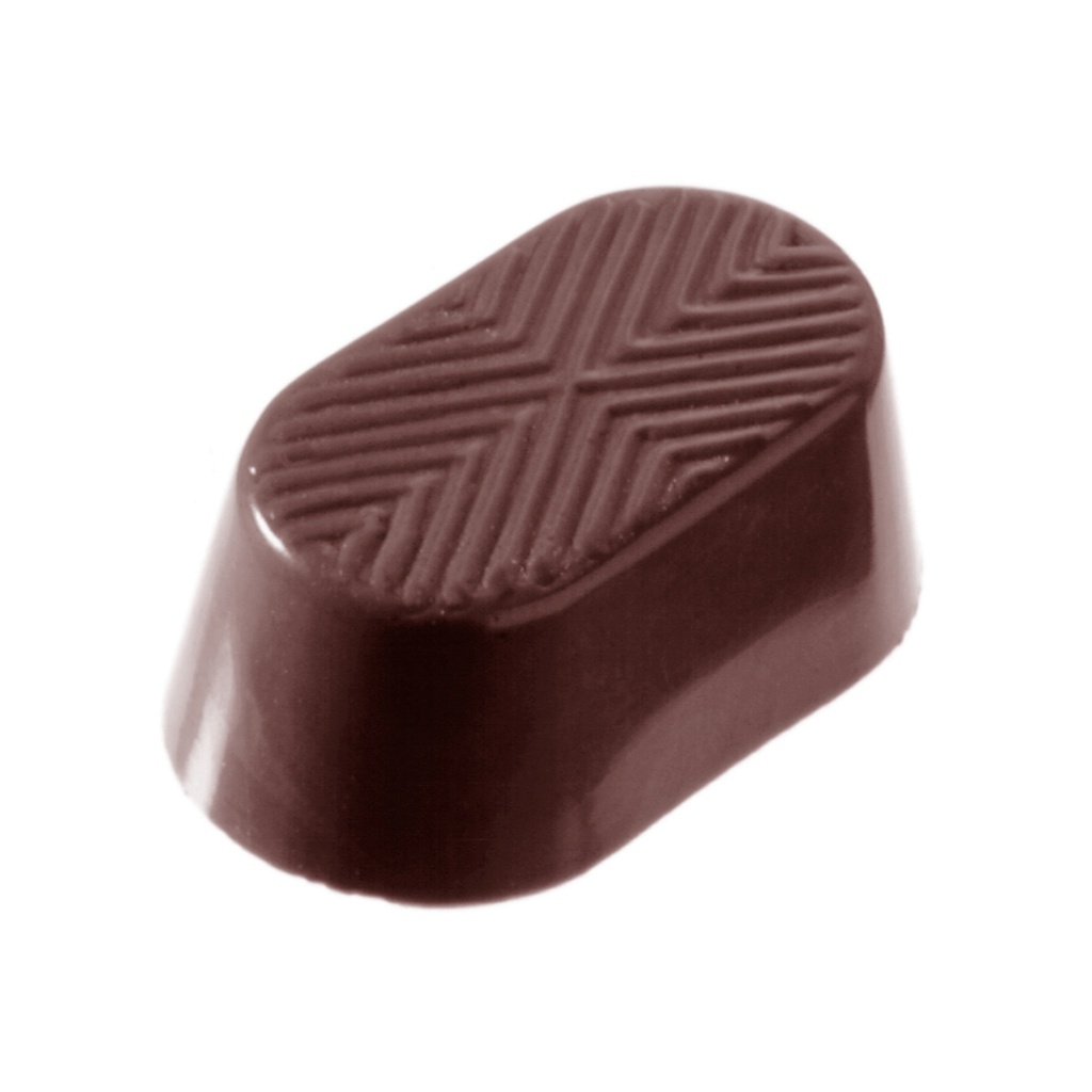 Schokoladenform Oval Zeichnung
