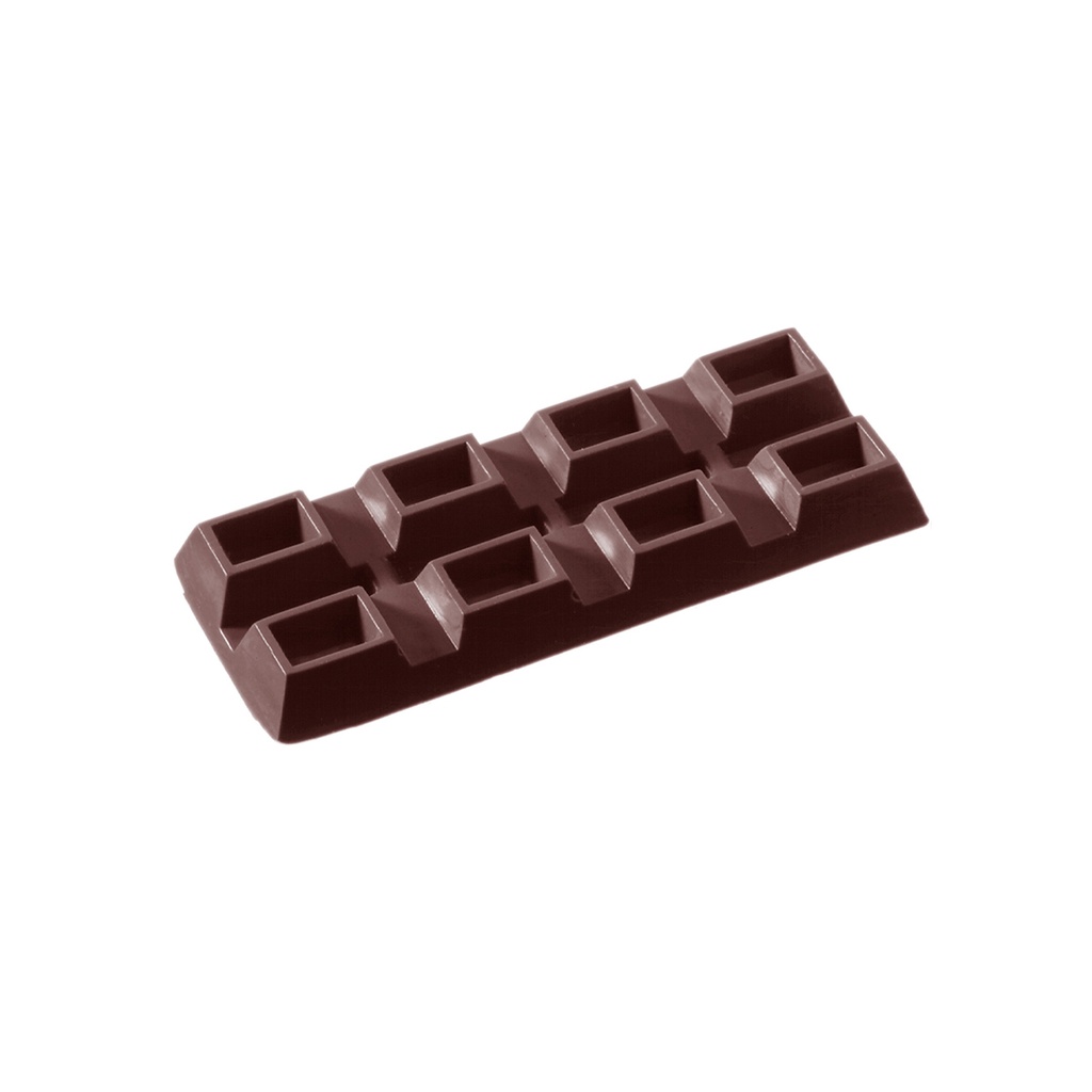 Chocolate mould tablet 2x4 rectangular