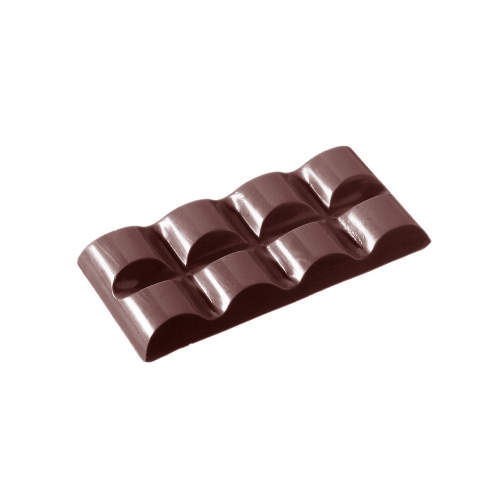 Schokoladenform Tafel 2x4 abgerundet 38 gr