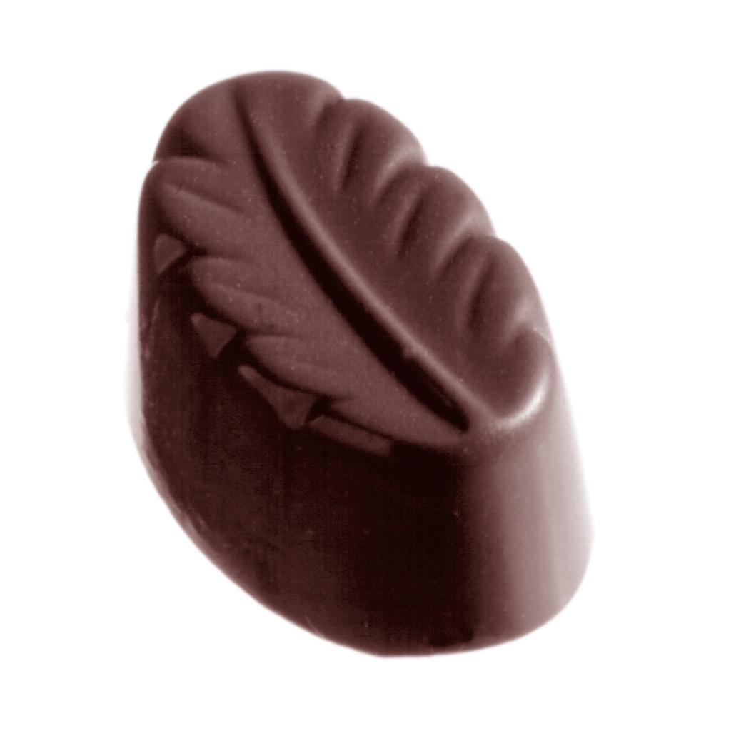 Chocolate mould small leaf long