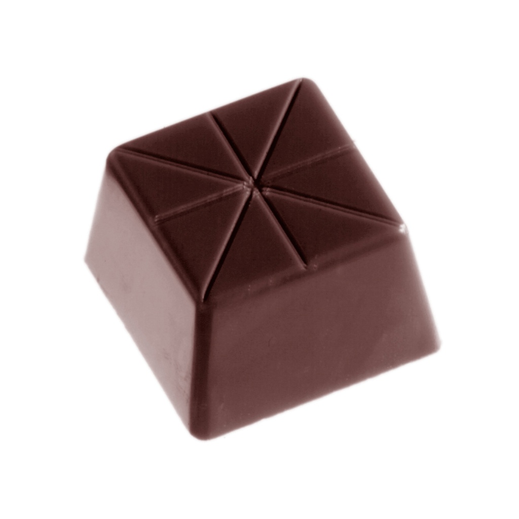 Chocolate mould carre fantasy
