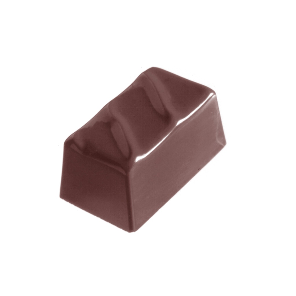Stampo di cioccolato rattangolare con effetto ricoperto