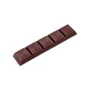 Stampo di cioccolato barretta con quadrati
