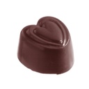 Molde de chocolate corazón