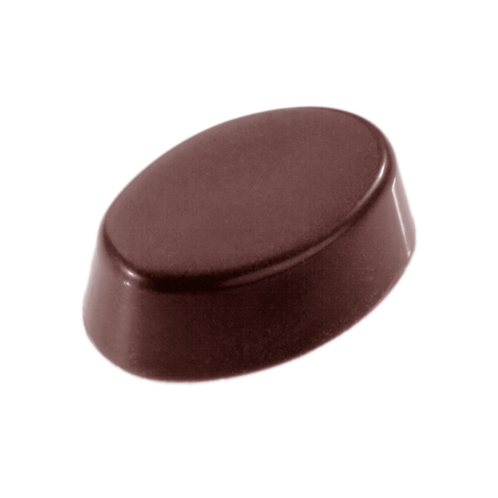 Molde de chocolate óvalo liso 5x8