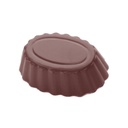 Molde de chocolate copa ovalada