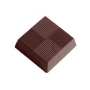 Chocolate mould square with lines