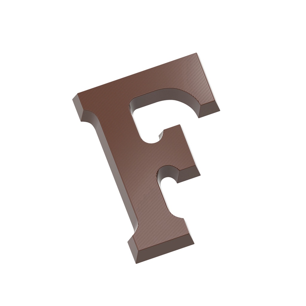 Chocoladevorm letter F 135 gr