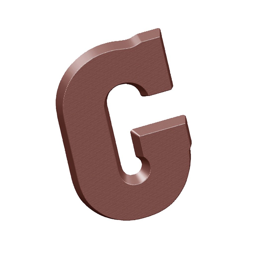Molde de chocolate letra G 135 gr