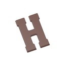 Stampo di cioccolato lettera H 135 gr