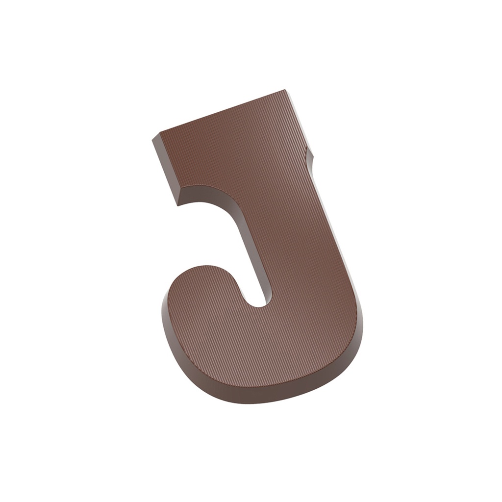 Stampo di cioccolato lettera J 135 gr