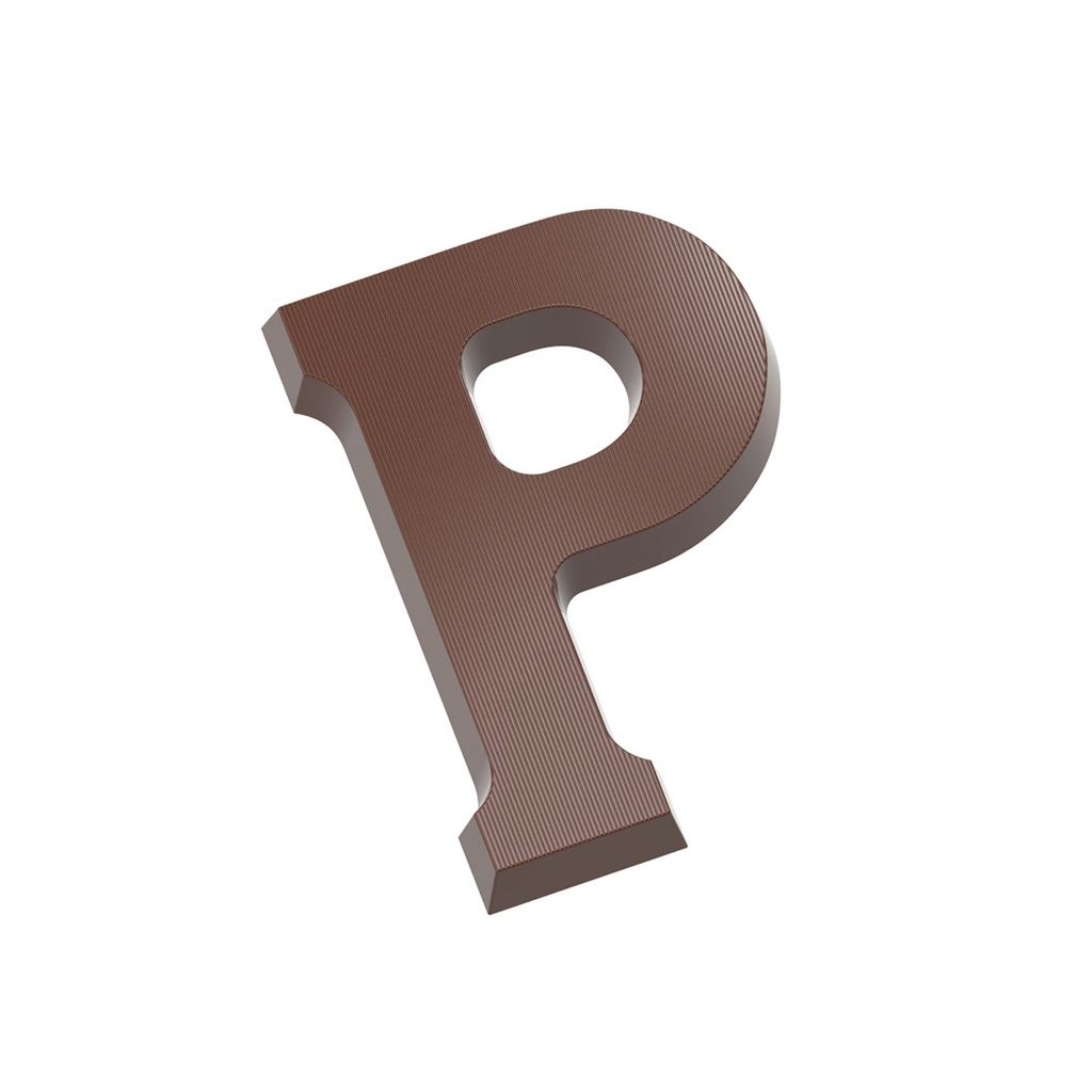 Stampo di cioccolato lettera P 135 gr