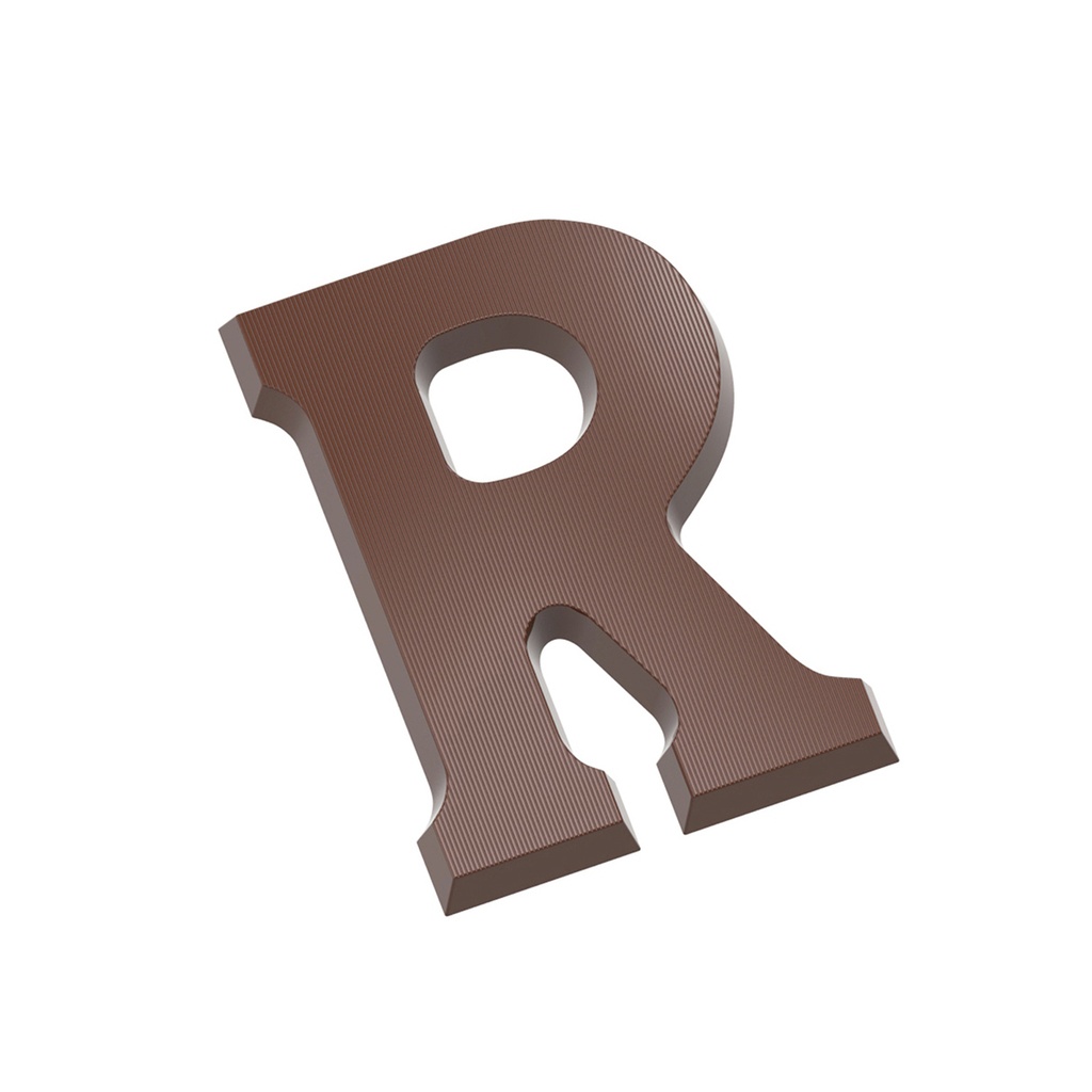Stampo di cioccolato lettera R 135 gr