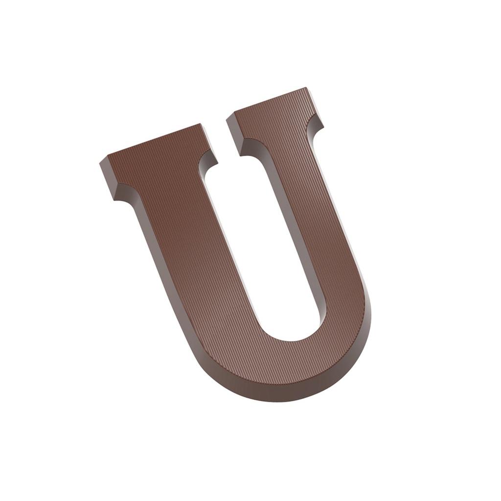 Chocolate mould letter U 135 gr