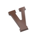 Chocolate mould letter V 135 gr