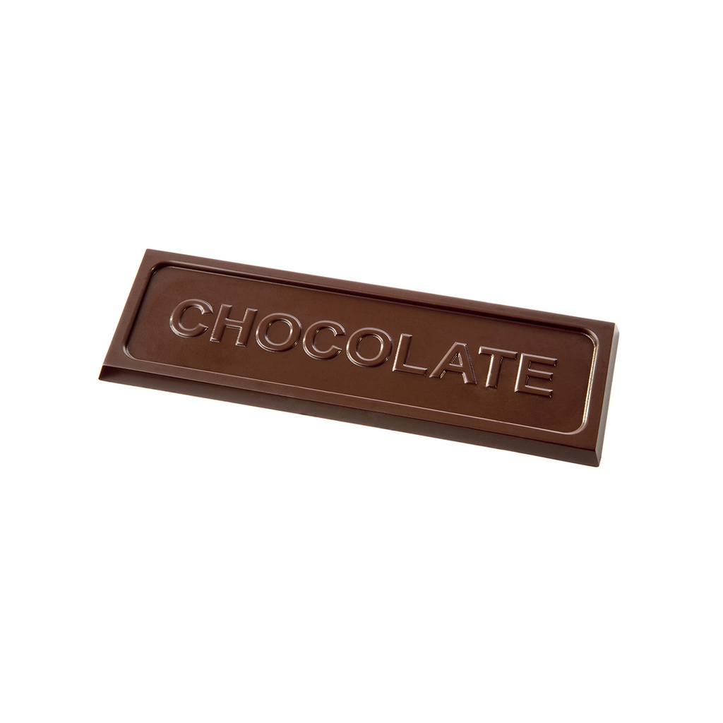 Molde de chocolate tableta chocolate