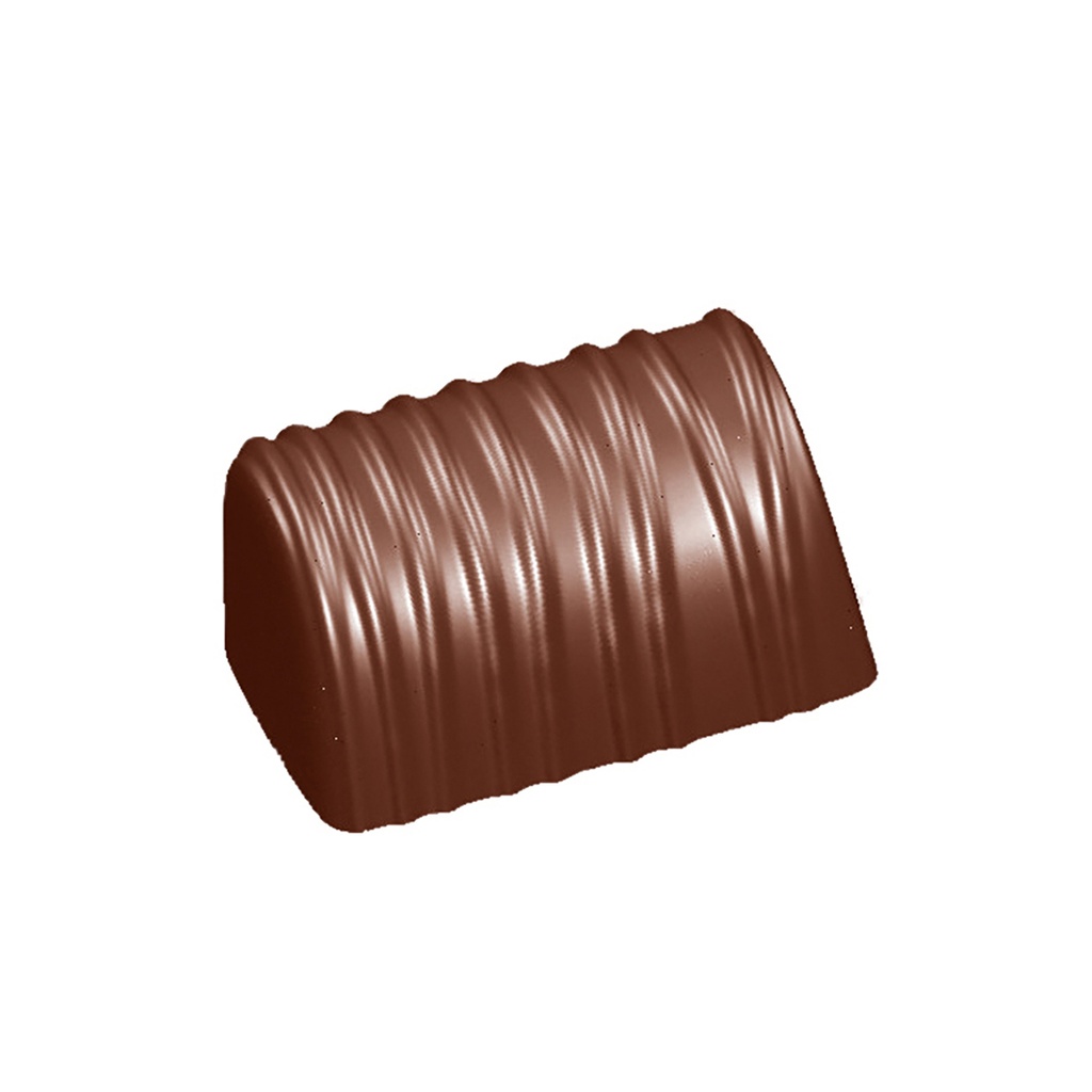 Moule à chocolat buche avec des rayures