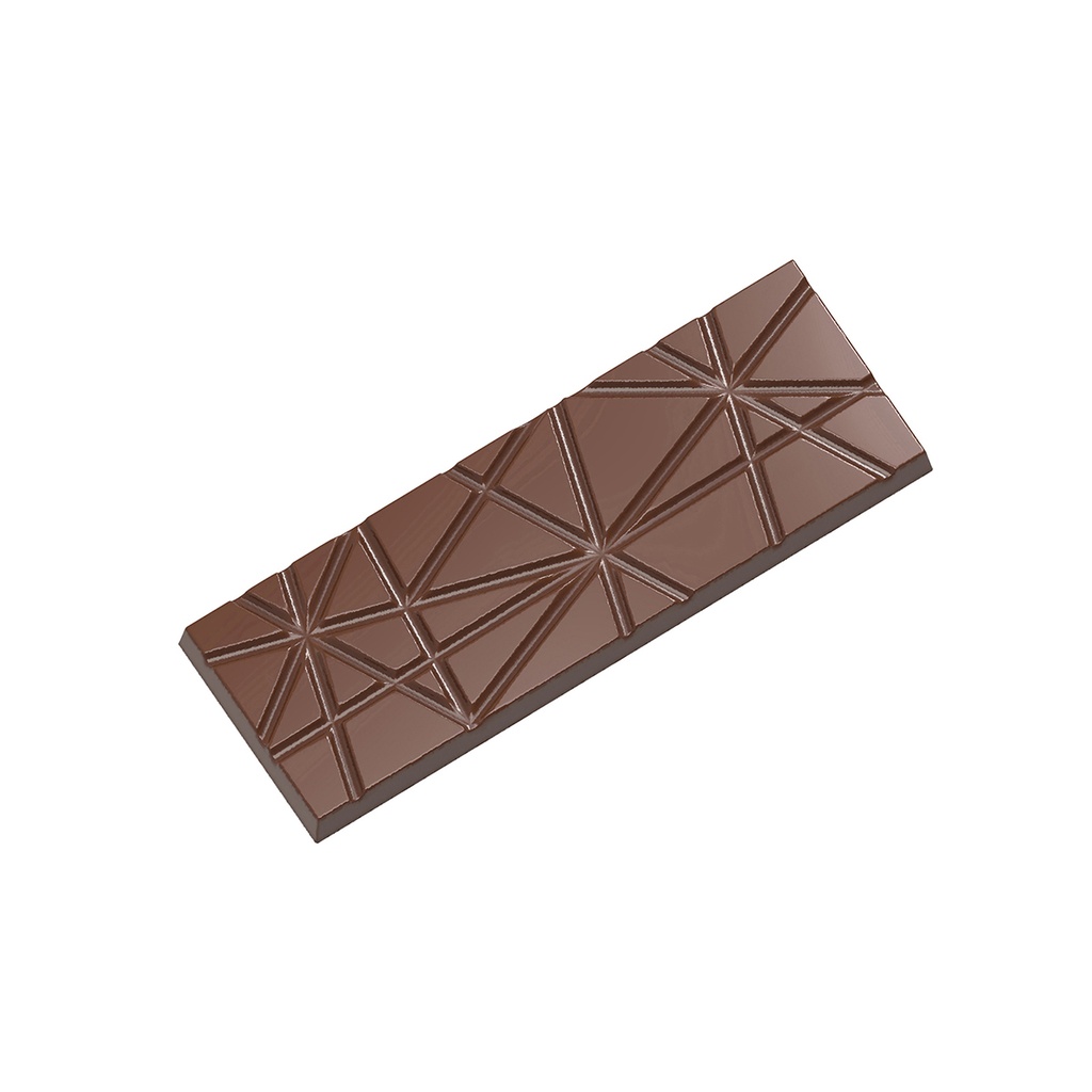 Stampo di cioccolato tavoletta con strisce