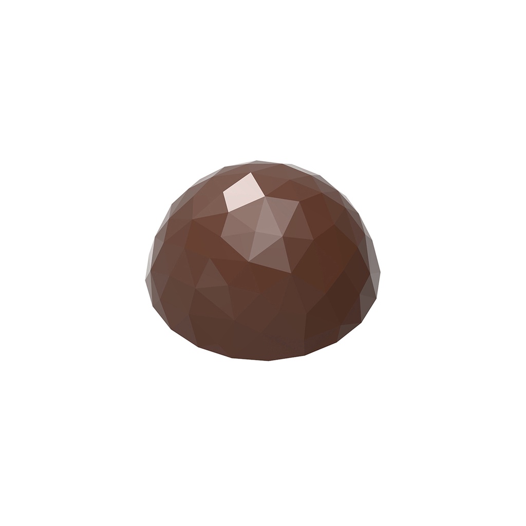 Chocolate mould half sphere facet Ø 30 mm