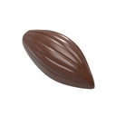 Moule à chocolat fève de cacao avec 6 lignes