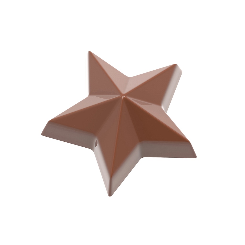 Chocoladevorm ster