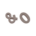 Schokoladenform Nummer 0 und &