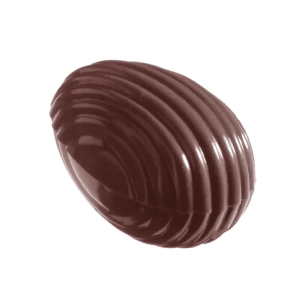Chocolate mould magnetic striped egg 30 mm