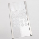 Plexi sjabloon A4 rond Ø 40 mm
