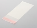 Sachets avec bande adhésive 122 x 60 mm - 250 pcs