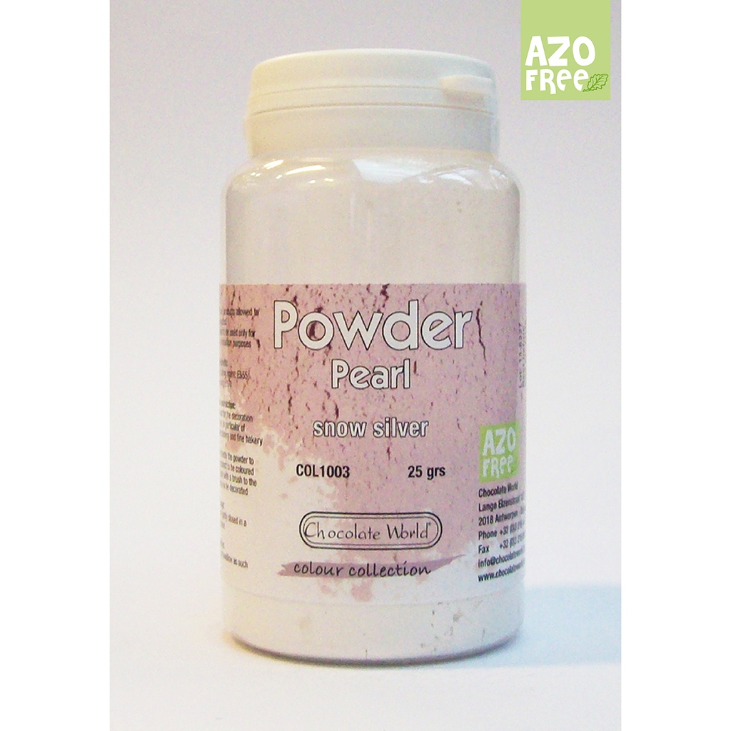 [COL1003AF] Polvo brillante 25 gr AF plata
