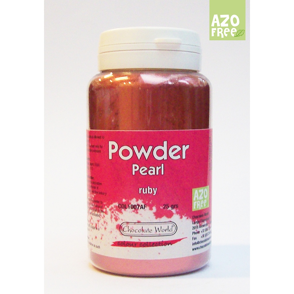 [COL1007AF] Glans poeder 25 gr AF robijn rood