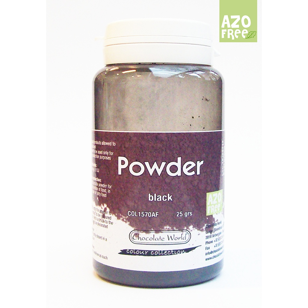 Colorante in polvere effetto laccato 25 gr AF nero