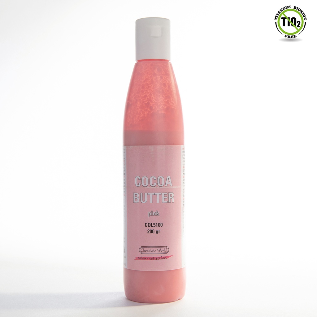 [COL5100] Beurre de cacao rose AZO 200 gr