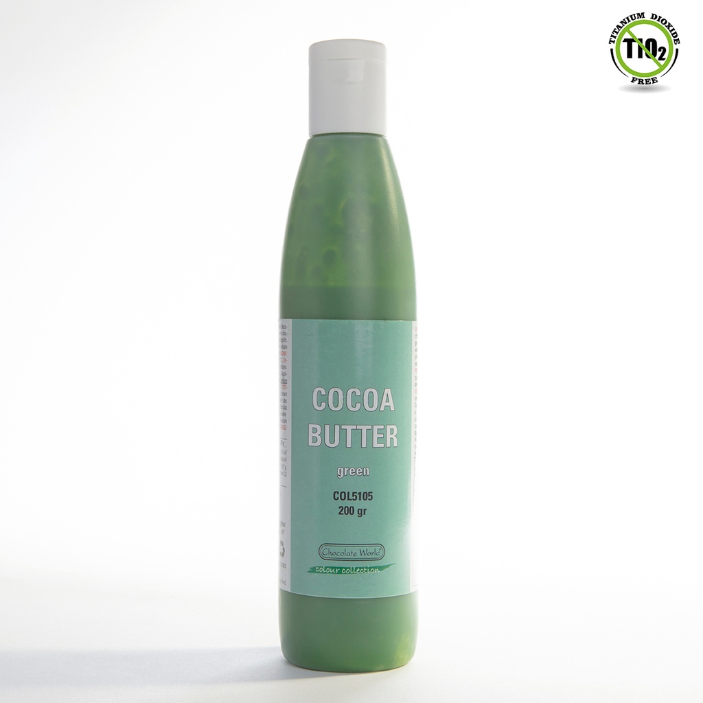 [COL5105] Cocoa butter green AZO 200 gr
