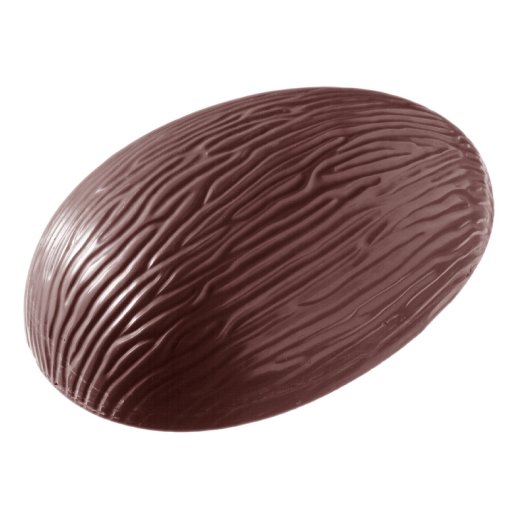 [E7003/290] Stampo di cioccolato uovo con linee 290 mm