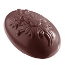 Stampo di cioccolato uovo con fiori 175 mm