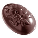 Stampo di cioccolato uovo con fiori 2 200 mm