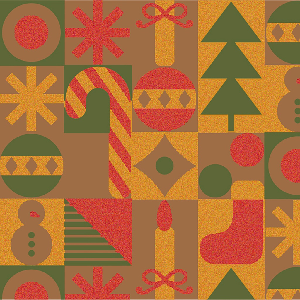 Trasferelli 300 x 400 mm Abstract Christmas 2