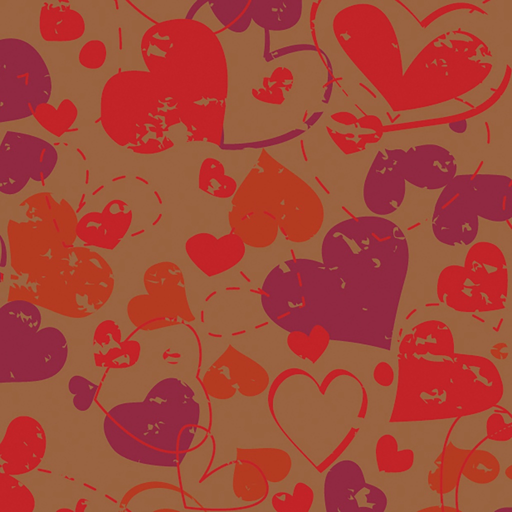 [F037174] Transferts 300 x 400 mm Love letter